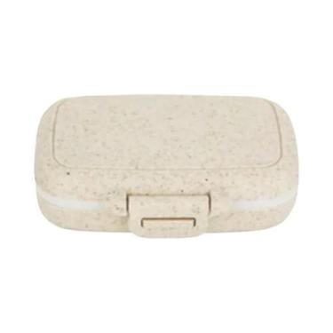 Imagem de Portátil Mini 3 Grades Organizador De Comprimidos Semanal Caso De Arma