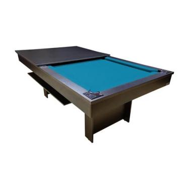 Imagem de Mesa de Sinuca/Bilhar com Tampo de Jantar - 2,20x1,20 - Nelson Bilhare