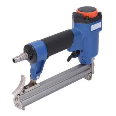Imagem de Prego Pneumático Brad, Pistola de Pregos de Ar Portátil para 10-22 Mm, Capacidade de Pregos de 100 Unidades, Alta Eficiência para Construção, Carpintaria, Faça você Mesmo