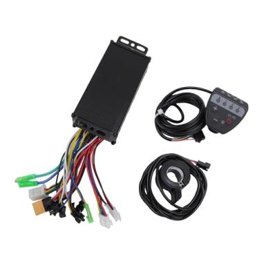 Imagem de Kit de Conversão de Bicicleta Elétrica, Motor Sem Escova de 36V 48V 500W, Com 22A 3 MODOS Controlador 130x Display de LED do Acelerador do Polegar