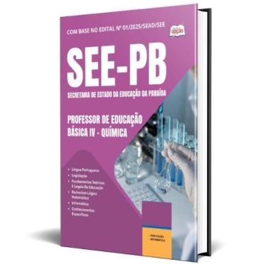 Imagem de Apostila See Pb 2025 - Professor Educação Básica Iv Química - Apostila