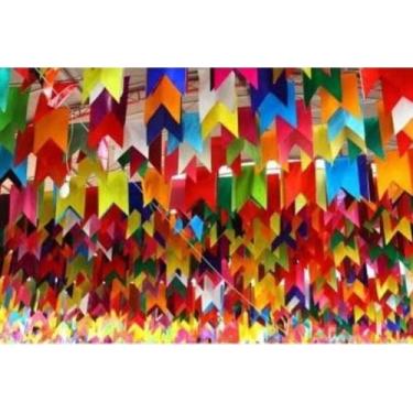 Imagem de Bandeirinha Festa Junina Em TNT Com 50 Metros - Cia Das Capas