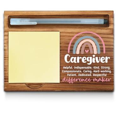 Imagem de Porta-notas adesivas Caregiver Thank You Appreciation Gifts for Women Self-Stick Note Pad Holders WPP113
