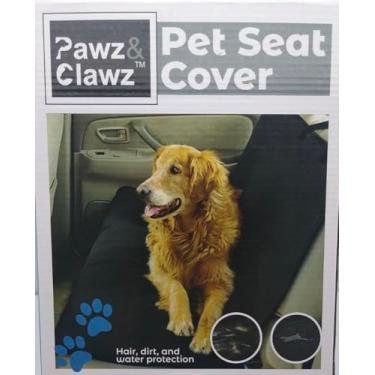 Imagem de Capa de assento para animais de estimação Edge Home Premium para auto/caminhão, à prova d'água! Preto, 147 x 147 cm com acesso ao cinto de segurança