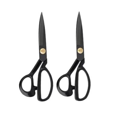 Imagem de Kit Com 2 Tesouras Costura Reforçada Profissional Alfaiate 9 (titanium) Tam:09 Cor:310 - NYBC Fabricada Em Titânio Premium E Aço Alemão, Esta Tesoura Oferece Precisão Incomparável