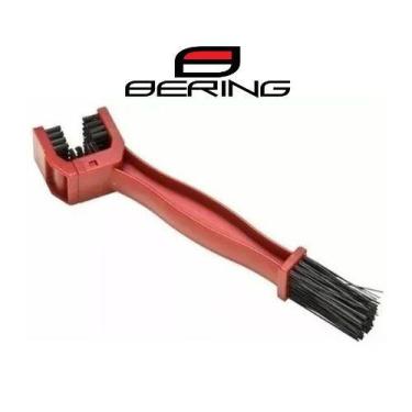 Imagem de Escova limpeza de correntes transmissão moto bike Vermelha - BERING
