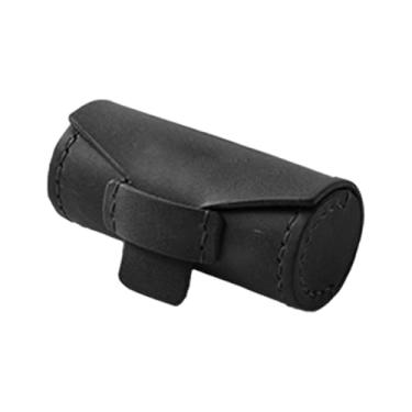 Imagem de Kokiya Mini bolsa para batom de PU resistente ao desgaste prática para viagem estojo portátil para batom, Preto