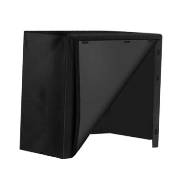 Imagem de Fenteer Capa protetora para suporte de pilha de lenha, resistente à água, para jardim, pátio, armazenamento de madeira, tecido Oxford 420D, 122x61x107cm