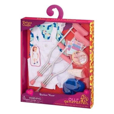 Imagem de Acessórios para Bonecas Our Generation Conjunto de muletas e gesso - Candide