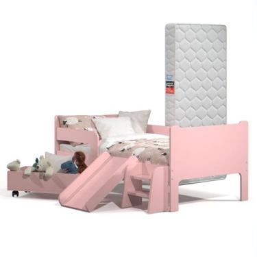 Imagem de Mini Cama Bella Infantil Montessoriana com Baú e Colchão - Mima Mamãe,