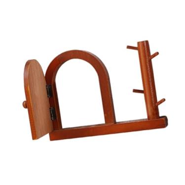 Imagem de Bothyi Tampa protetora para tomada de madeira, interruptor de madeira, decoração, suprimentos, fácil de instalar, protetor de placa para banheiro interno, Porta única 22x3x16cm