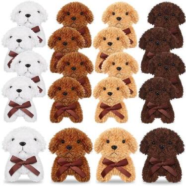 Imagem de Peluches mini perros de felpa Sosation 12 cm, 20 unidades para niños