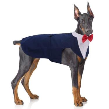 Imagem de Conjunto de smoking e bandana para cães PUMYPOREITY Formal Gentleman 2