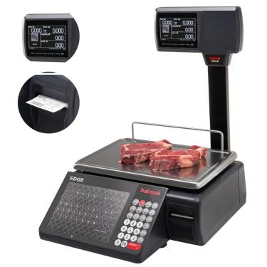 Imagem de Balança Digital Computadora 33 KG Com Impressora Etiquetadora Ethernet Bivolt EDGE33TE Balmak