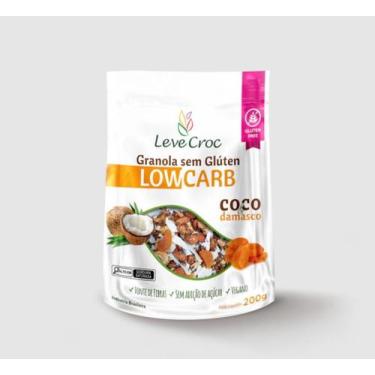 Imagem de Granola Low Carb - Coco e Damasco Leve Croc 200G