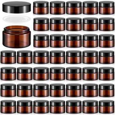 Imagem de Frascos de vidro Domensi 60 unidades de 30 mL com tampas para latas de