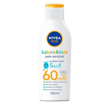 Imagem de Protetor Solar Nivea Sun Kids & Babies Pele Sensível FPS 60 125ml