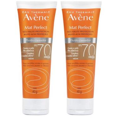Imagem de Avène Mat Perfect Kit com 2 Unidades  Protetor Solar Clareador com Cor