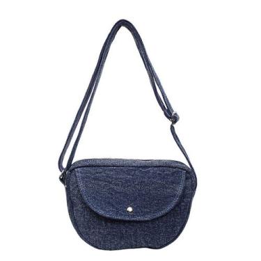 Imagem de Bolsa tiracolo Messenger, jeans vintage de luxo para mulheres - yiweis
