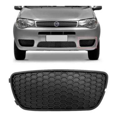 Imagem de Grade Parachoque Palio Siena Weekend G3 2004 05 06 2007 Sem Furo de Milha