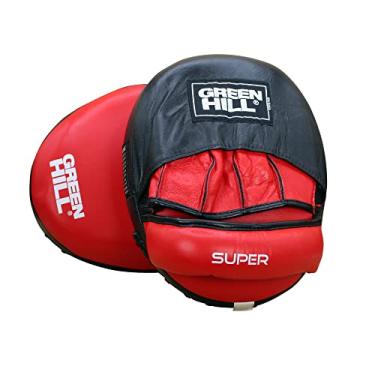 Imagem de Luvas de boxe Focus PunchMitts – Luva de perfuração curvada para boxe, almofadas de boxe MMA Muay Thai para treinamento, kickboxing, MMA, judô, luvas super focadas da Green Hill
