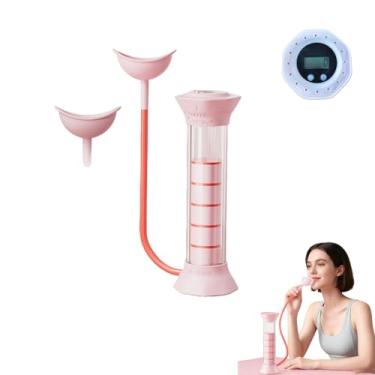 Imagem de Halteres de respiração digital com orifícios de ar ajustáveis, dispositivo de treinamento de respiração de rolamento de carga, capacidade de respiração abdominal, barriga emagrecedora, halteres de