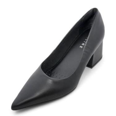 Imagem de Sapato Feminino Lialine Salto Médio REF: 2293-71568 COURO - Lia Line, 