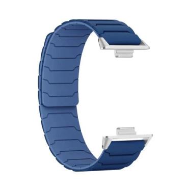 Imagem de Pulseira Magnética De Silicone Para Xiaomi MiBand 8 pro 9 pro Redmi Wa