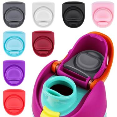 Imagem de BMSQOFD 8 peças de rolha de vedação de borracha de substituição compatível com Owala FreeSip 947 ml, tampa de vedação superior de garrafa para Owala 16/19/24/32/1,134 g tampa de boca de silicone