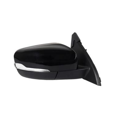 Imagem de Conjunto de espelho retrovisor do carro compatível com volvo xc60 2013 2014 2015 2016 2017 2018 sinal de volta automático aquecimento elétrico dobrável assy(Black 8 Pin left)