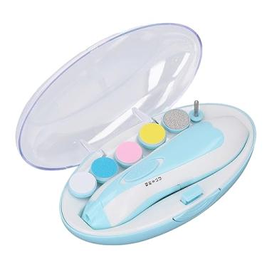 Imagem de aqxreight Aparador Elétrico de Unhas para Bebês Broca Elétrica para Lixa de Unhas para Bebês 6 Em 1 Cortador de Segurança Aparador para Dedos Dos Pés Decibéis de Baixa Operação, Não Com um Ruído de bebê Isso Tem