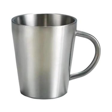 Imagem de Caneca Térmica De Aço Inoxidável De Camada Dupla 300ml Para Café, Cerv