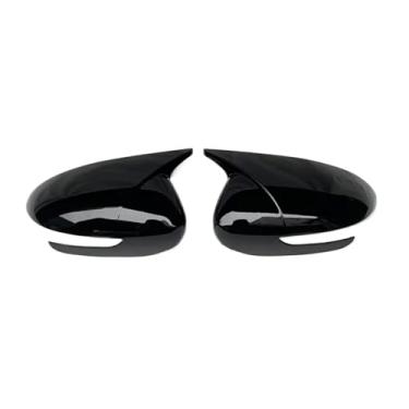 Imagem de Compatível com Kia Sportage KX5 2016 2017 2018 2019 Tampa do espelho retrovisor lateral do carro Tampa da asa Porta externa Carcaça Shell Guarnição ABS Carbono(Gloss Black)