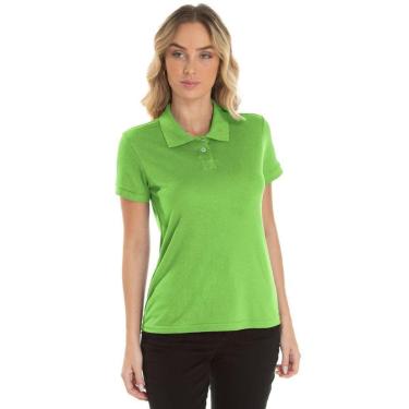 Imagem de Camisa Gola Polo Piquet Feminina Lisa-Feminino