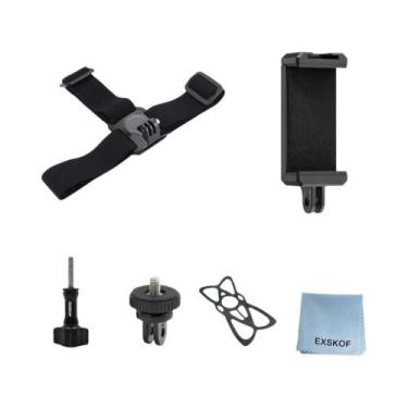 Imagem de Suporte De Cabeça Para GoPro Hero 13 12 11 10 9 8 7 6 5 AKASO SJCAM DJ