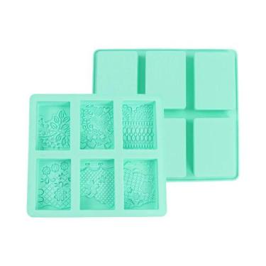 Imagem de Moldes De Silicone Para Sabonete Em Renda Mista Com 6 Cavidades Para F