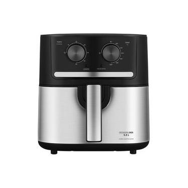 Imagem de Fritadeira Air Fryer 5,5L Cyclone Preto e Inox Midea