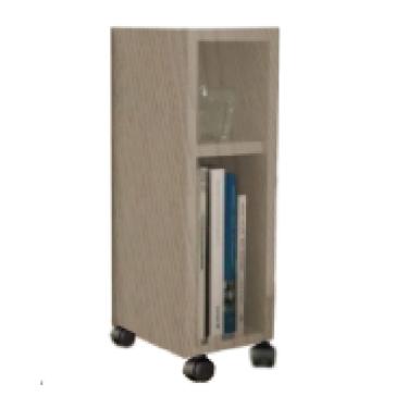 Imagem de Mesa De Cabeceira Nicho Em Mdf Madeirado Com Rodizio