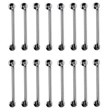 Imagem de Barra De Apoio 60cm Inox Kit 18 Unidades Idoso Criança Gestante Deficiente Suporte Banheiro Box Segurança Acessibilidade