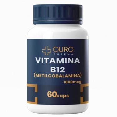 Imagem de Vitamina B12 1000mcg Metilcobalamina Autêntica 120 cápsulas - Ouro Pha