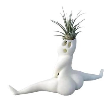 Imagem de Vaso de flores em forma de fantasma de resina Creative Horror Spirit 1
