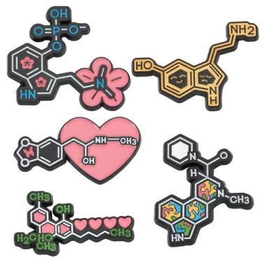 Imagem de Conjunto de broches Creative Molecule Colorful Alloy Blouse Pi - Yiwei