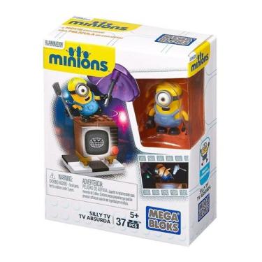 Imagem de Conjunto de construção Minions Mega Bloks Silly TV 37 peças