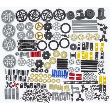 Imagem de Conjunto de engrenagens e eixos 270 unidades para Technic Building Blo