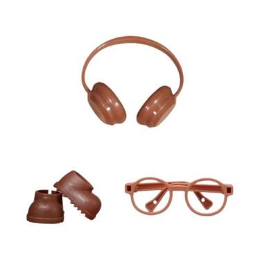 Imagem de Conjunto De Roupas Retrô Marrom Para Boneca Labubu V1 V2 V3 - Acessóri