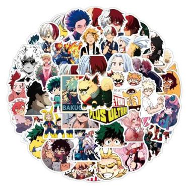 Imagem de Adesivos De Graffiti Do Anime My Hero Academia, 50PCS, Impermeáveis Pa