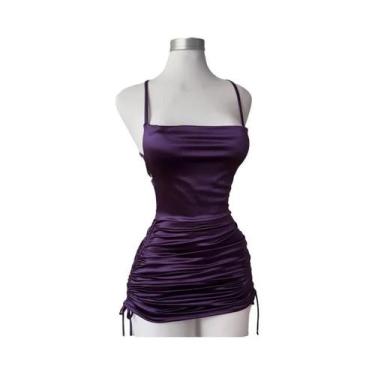 Imagem de Vestido Halter De Renda Com Amarração Para O Verão, Saia Sexy De Cintu