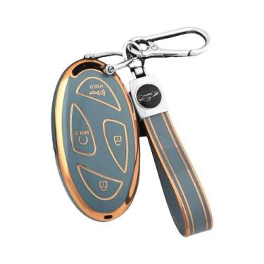 Imagem de Capa De Chave Remota De Carro TPU Para Hyundai IONIQ 6 Kona 5 7 Botões