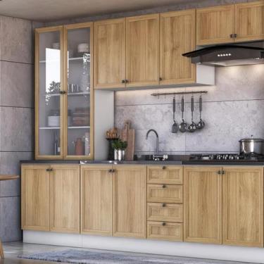 Imagem de Armário de Cozinha Completo Ditália Berlim 7 Peças CV/BR B3