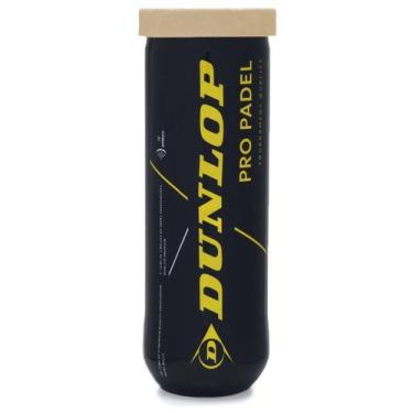 Imagem de Bola de Padel Dunlop Pro Padel Tubo Com 03 Bolas